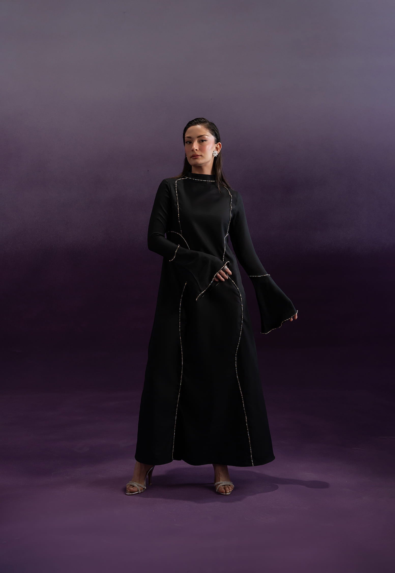 Noir Illusion Kaftan