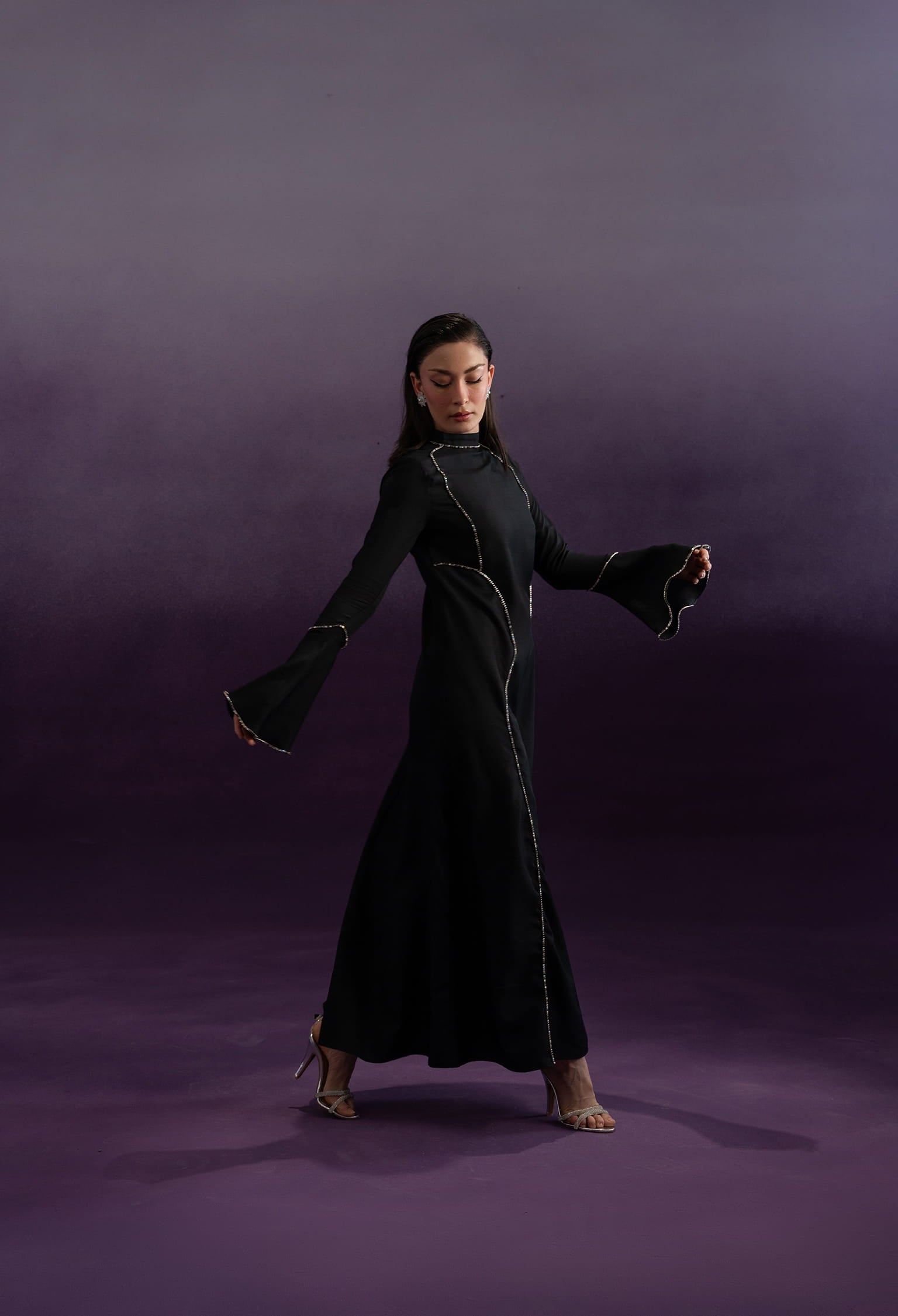 Noir Illusion Kaftan