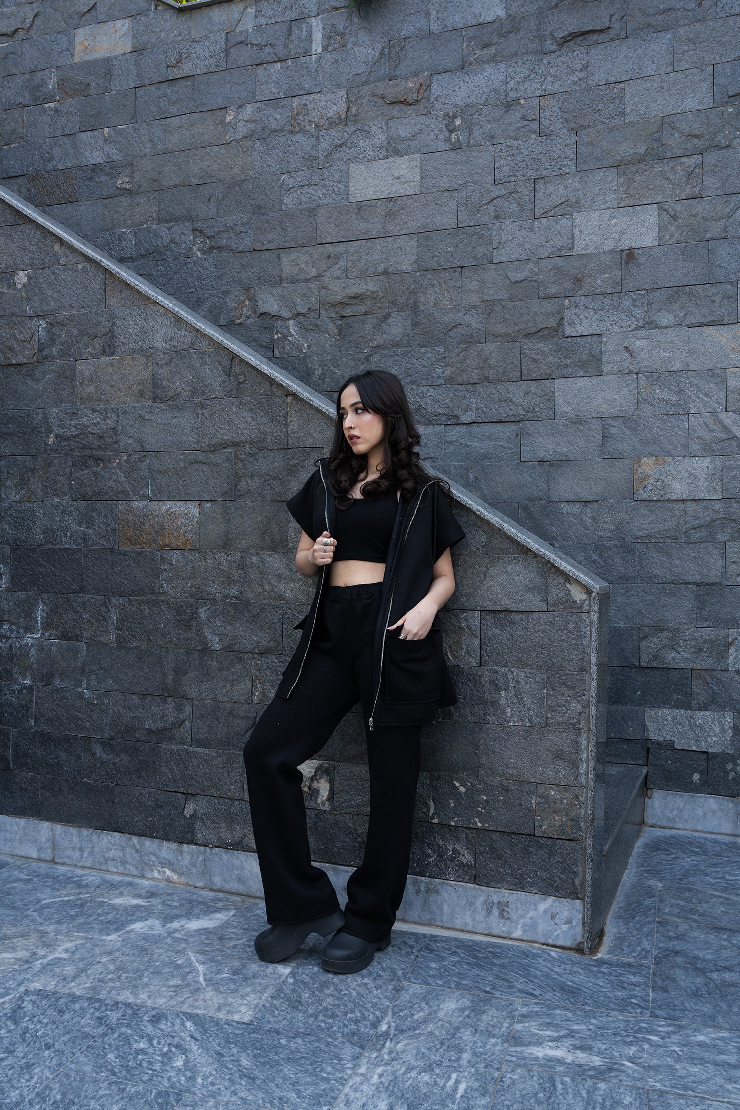 Midnight Melt Zipper Top