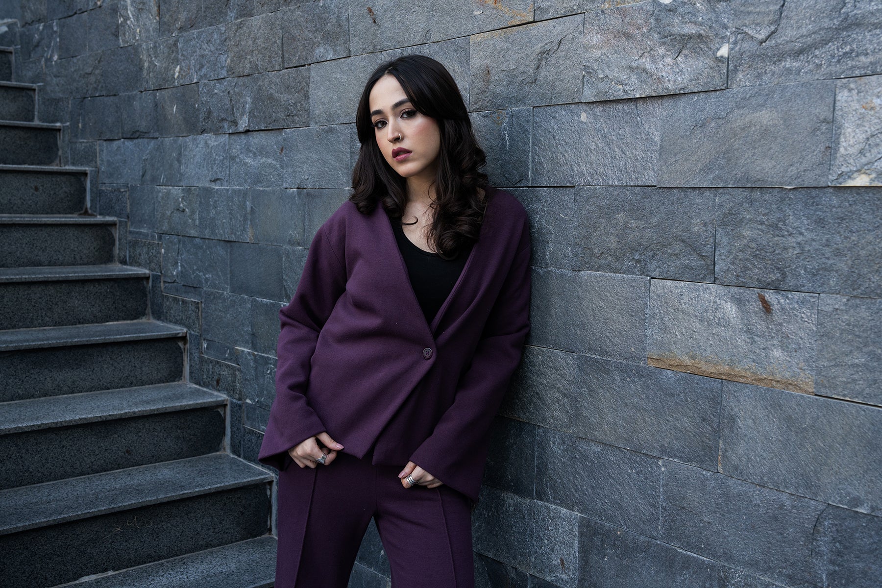 Plum Dusk Top