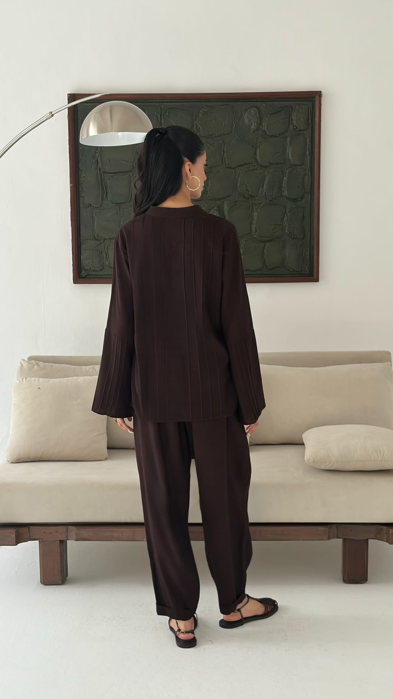 Pleated Ease Co-ord Set