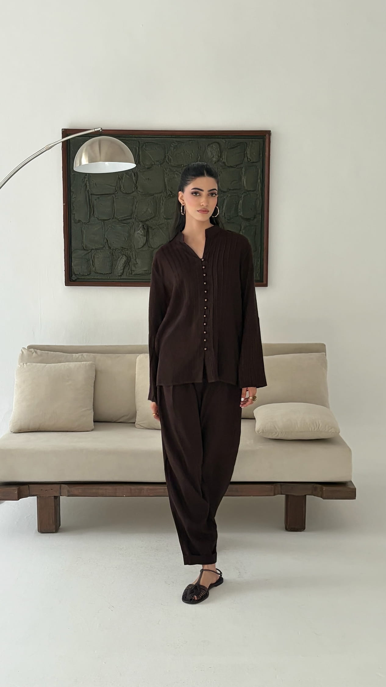 Pleated Ease Co-ord Set
