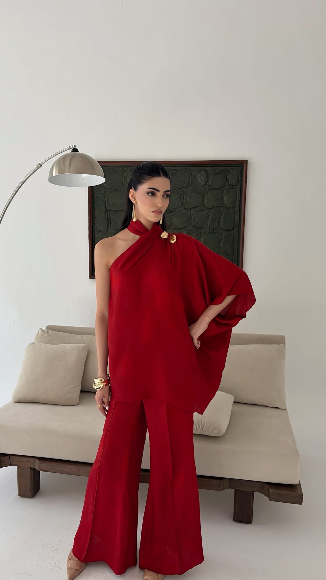 Sol One-Shoulder Co-ord set