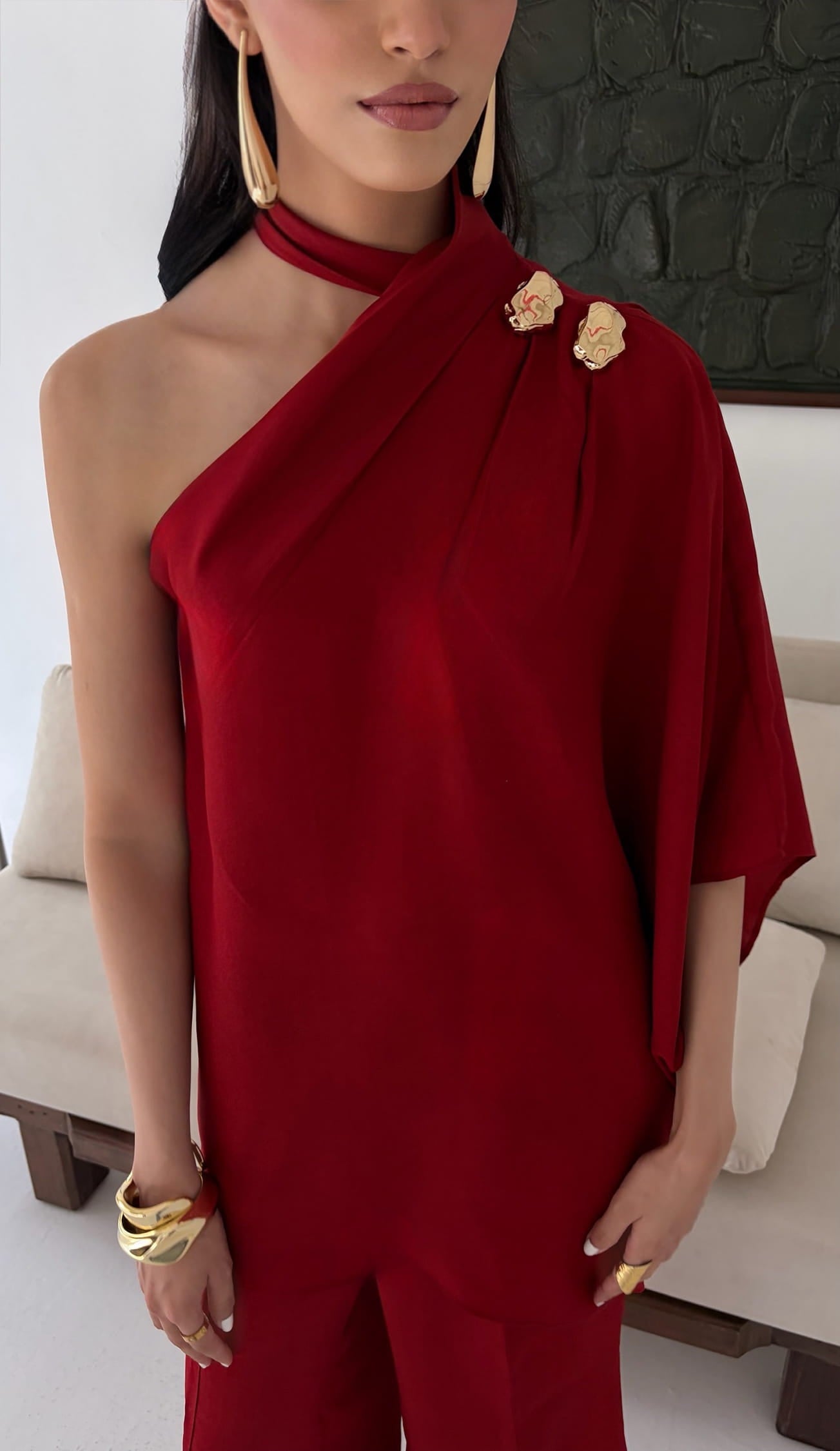 Sol One-Shoulder Co-ord set