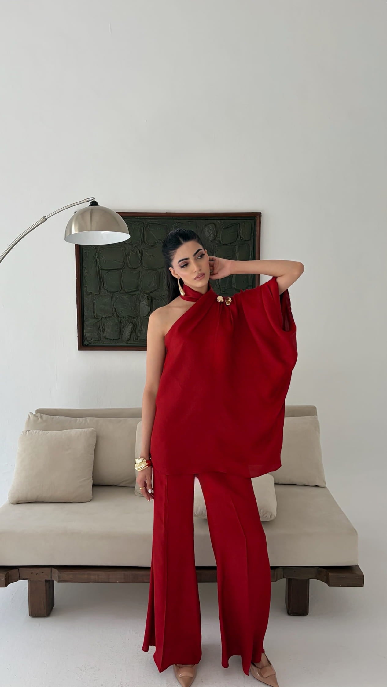 Sol One-Shoulder Co-ord set