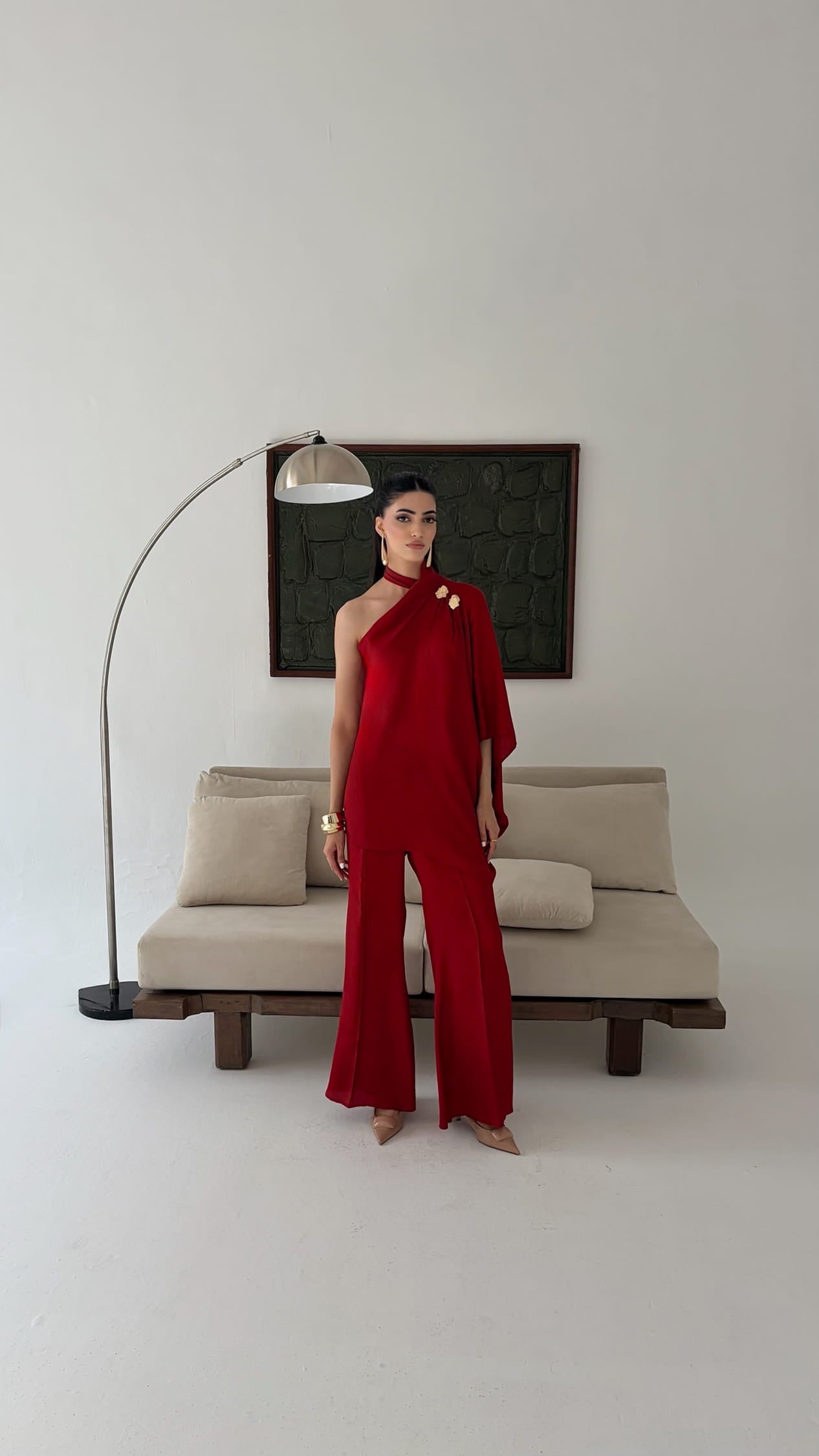 Sol One-Shoulder Co-ord set