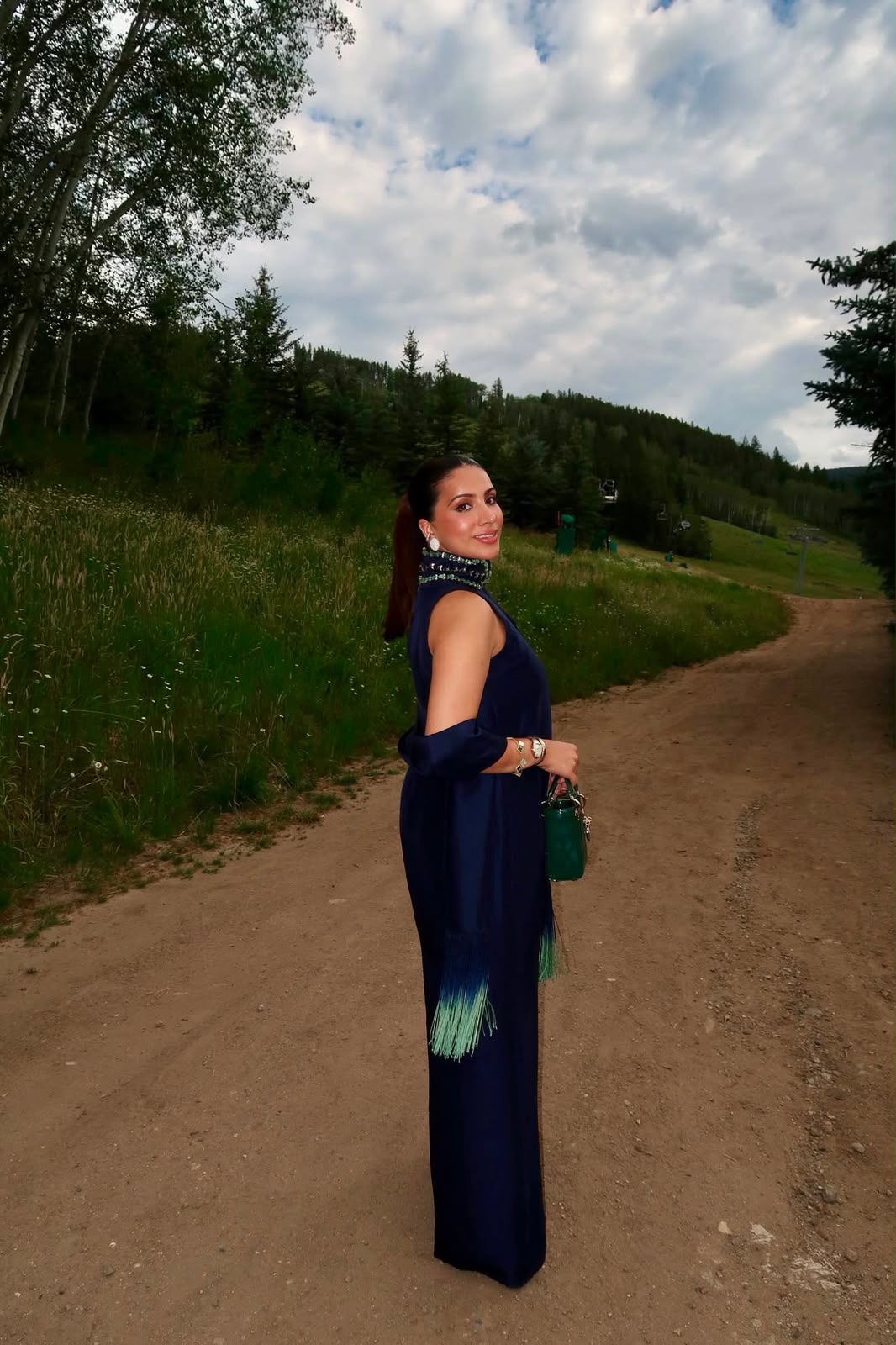 Clouded Romance Kaftan