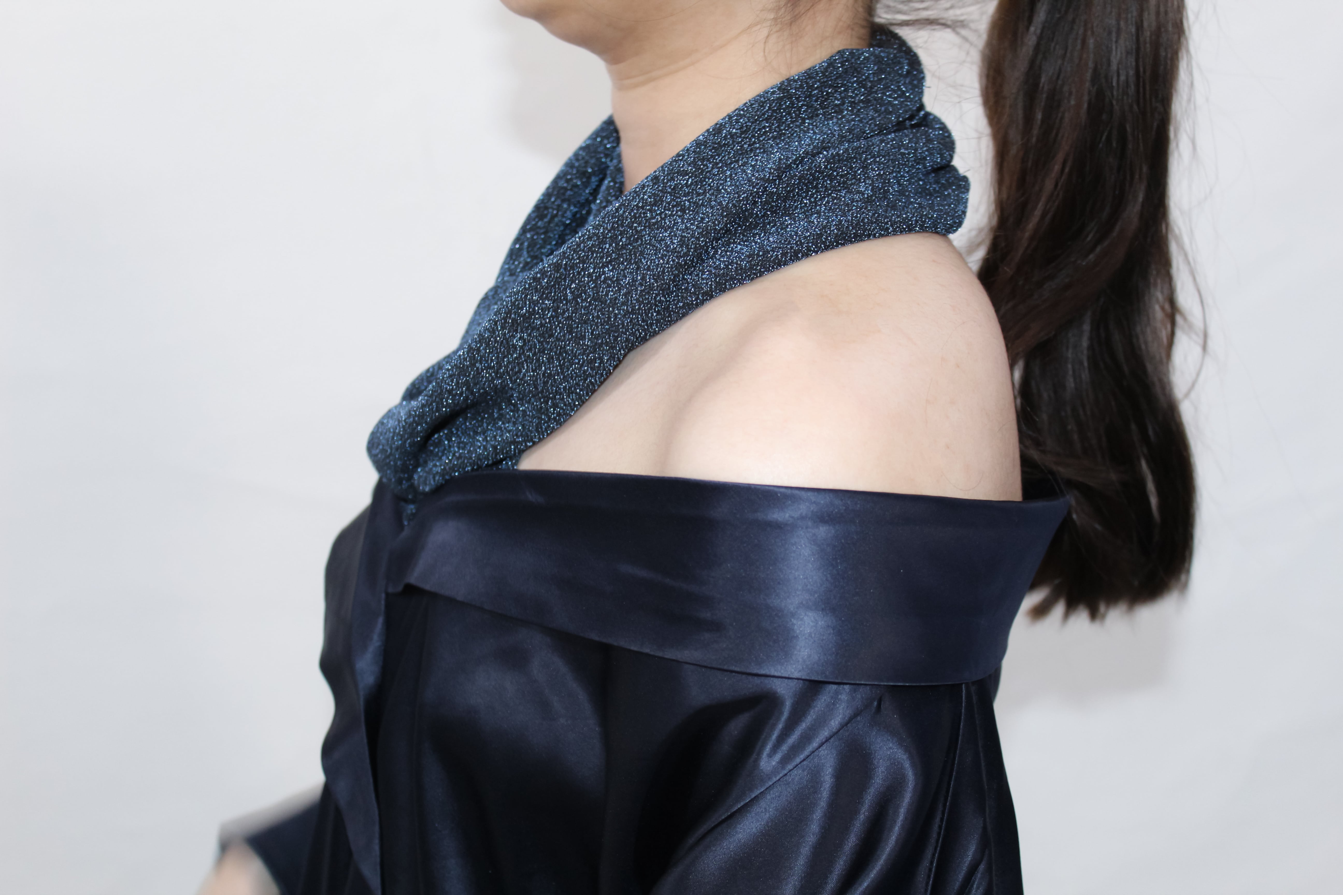 Moonlit Blue Silk